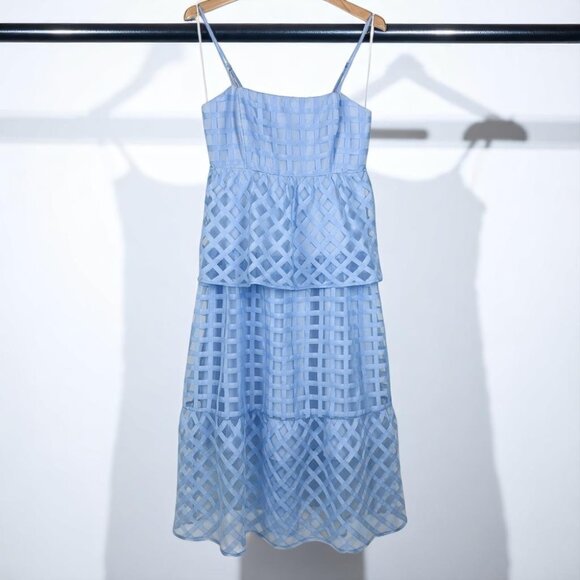 NWT Lost + Wander High Tide Midi Dress in Baby Blue - Picture 2 of 7